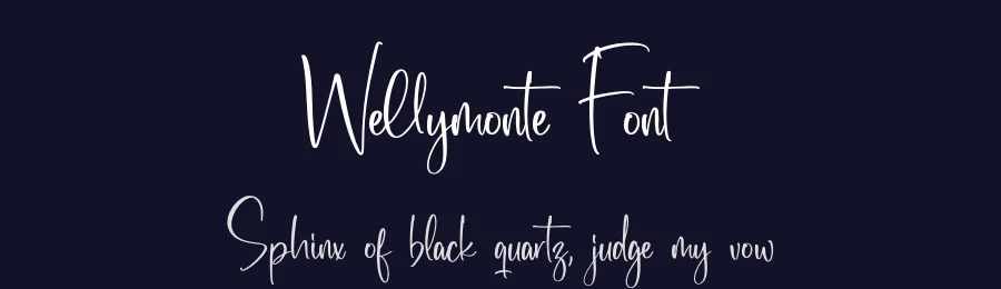 Wellymonte Font by perspectype — Script Handwritten Font — thumbnail 2