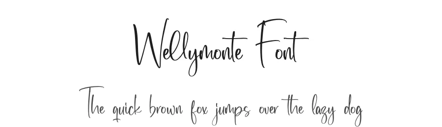 Wellymonte Font by perspectype — Script Handwritten Font