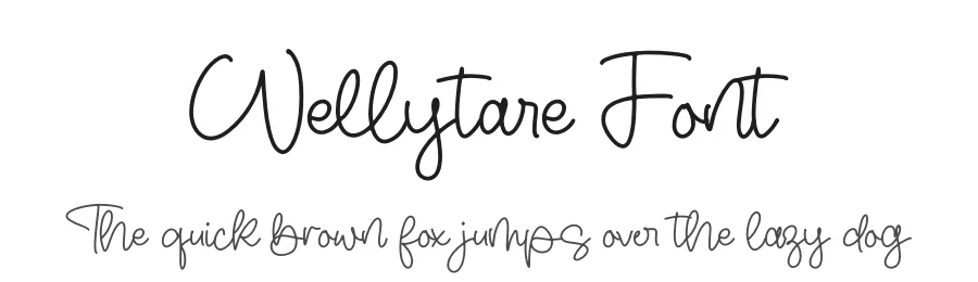 Wellytare Font by perspectype — Script Handwritten Font