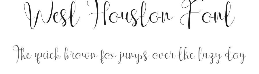 West Houston Font by edricstudio — Script Handwritten Font