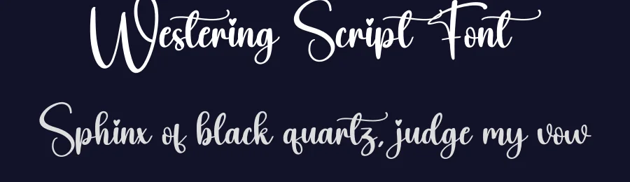 Westering Script Font by creativeletter — Script Handwritten Font — thumbnail 2