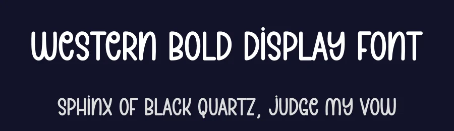 Western Bold Display Font by andikastudio — Display Font — thumbnail 2