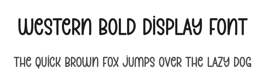 Western Bold Display Font by andikastudio — Display Font