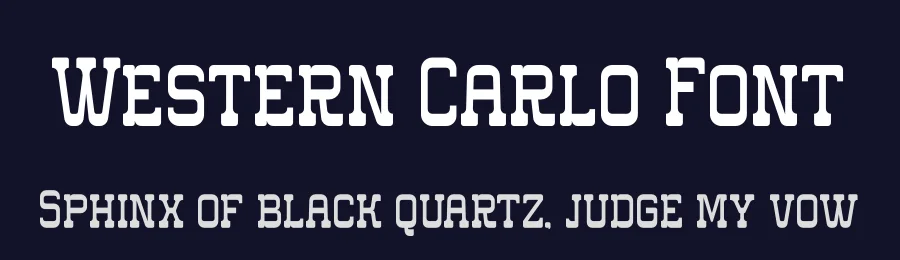 Western Carlo Font by Storytype — Slab Serif Font — thumbnail 2