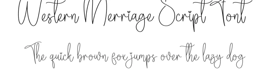 Western Merriage Script Font by creativeletter — Script Handwritten Font