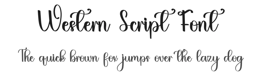 Western Script Font by inermediaSTUDIO — Script Handwritten Font
