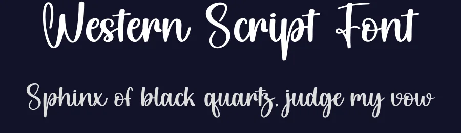 Western Script Font by creativeletter — Script Handwritten Font — thumbnail 2
