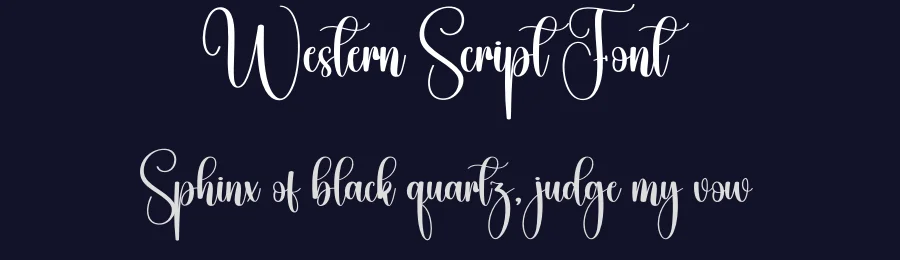 Western Script Font by creativeletter — Script Handwritten Font — thumbnail 2