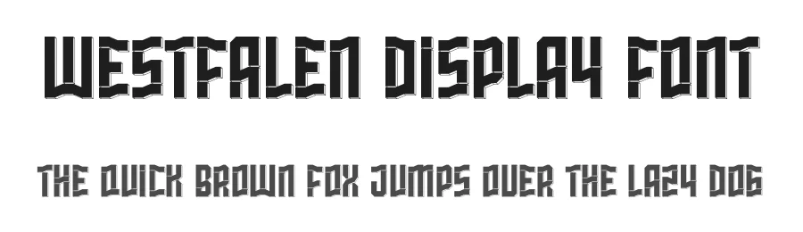 Westfalen Display Font by Studio TRQ — Display Font