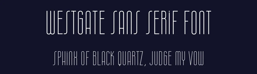 Westgate Sans Serif Font by Behalf Studio — Display Font — thumbnail 2