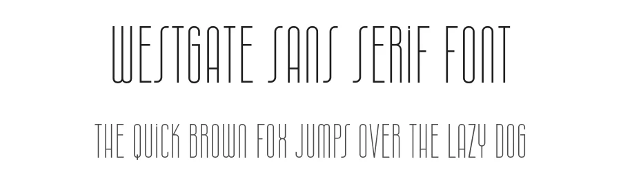 Westgate Sans Serif Font by Behalf Studio — Display Font