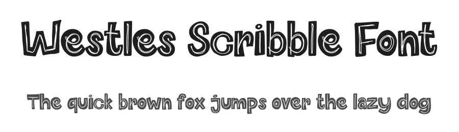 Westles Scribble Font by Ronny_STD — Script Handwritten Font
