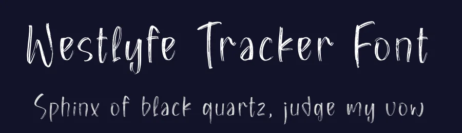 Westlyfe Tracker Font by perspectype — Script Handwritten Font — thumbnail 2