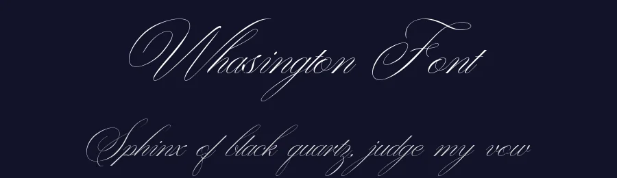Whasington Font by Sealoung — Script Handwritten Font — thumbnail 2