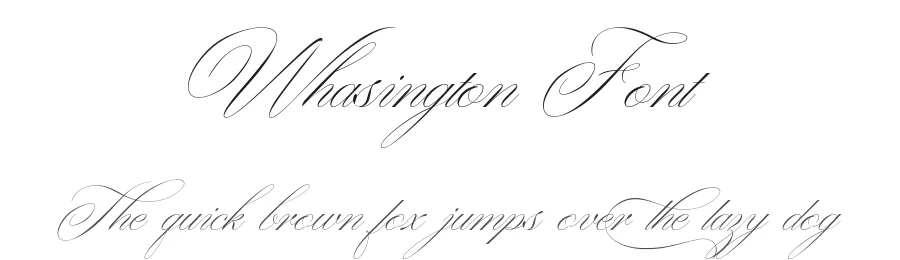 Whasington Font by Sealoung — Script Handwritten Font