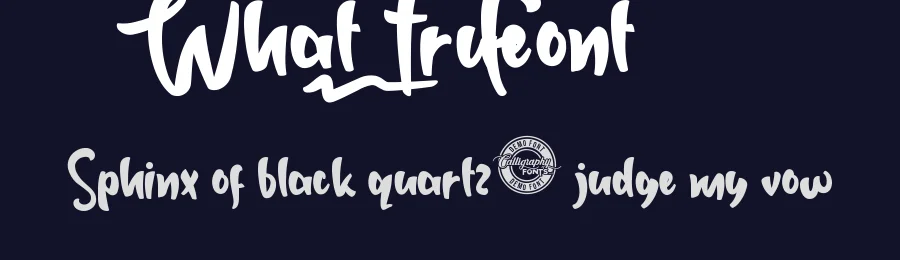 What True Font by CalligraphyFonts.net — Script Handwritten Font — thumbnail 2