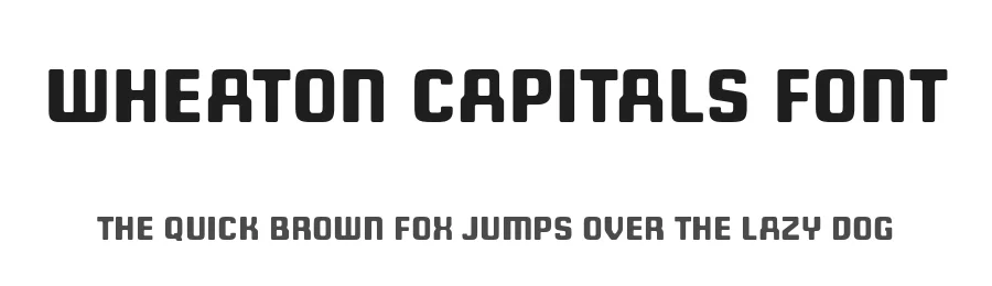 Wheaton Capitals Font by Typodermic — Display Font