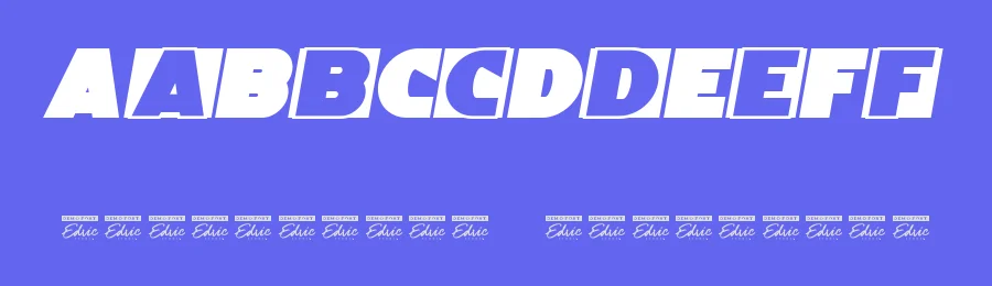 Wheelie Track Font by edricstudio — Display Font — thumbnail 3