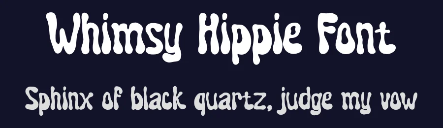 Whimsy Hippie Font by Sakti Avellin Sa — Decorative Font — thumbnail 2