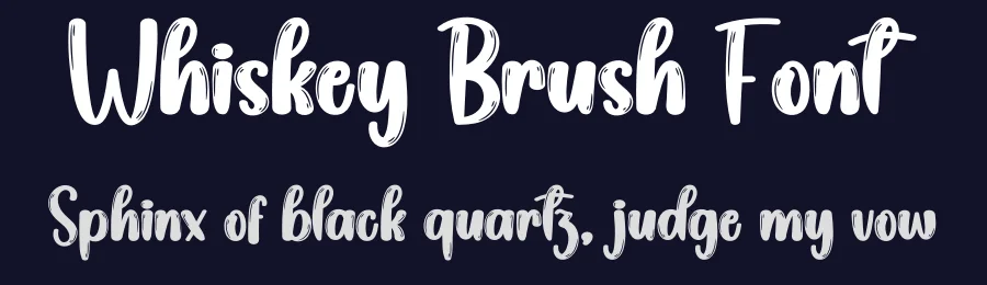 Whiskey Brush Font by creativeletter — Script Handwritten Font — thumbnail 2