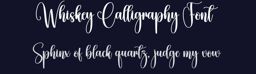Whiskey Calligraphy Font by creativeletter — Script Handwritten Font — thumbnail 2