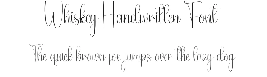 Whiskey Handwritten Font by andikastudio — Script Handwritten Font