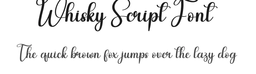 Whisky Script Font by andikastudio — Script Handwritten Font
