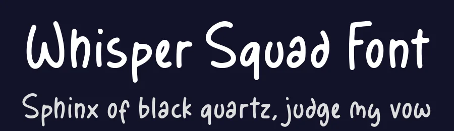 Whisper Squad Font by Timur type — Script Handwritten Font — thumbnail 2