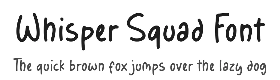 Whisper Squad Font by Timur type — Script Handwritten Font