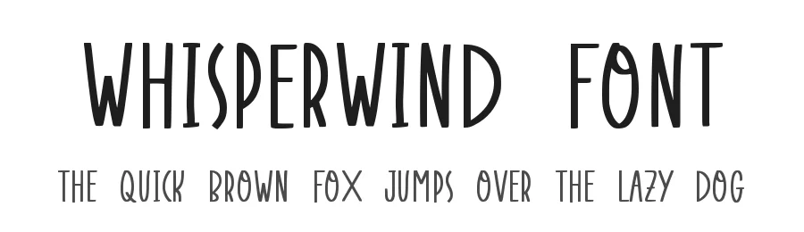 Whisperwind Font by qwrtype — Script Handwritten Font