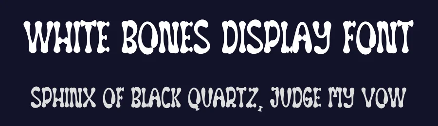 White Bones Display Font by creativeletter — Display Font — thumbnail 2