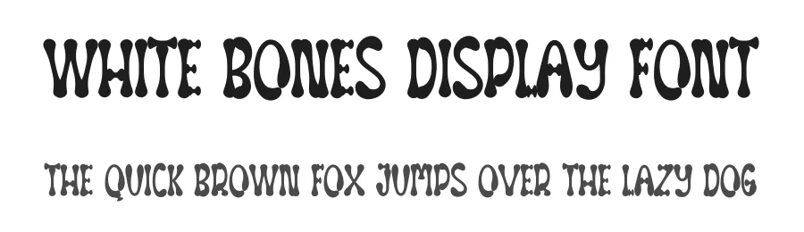 White Bones Display Font by creativeletter — Display Font