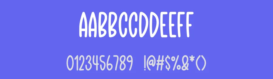 White Bunny Display Font by Craftedtype — Decorative Font — thumbnail 3