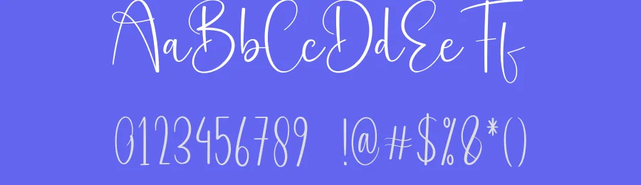 White Calligraphy Script Font by creativeletter — Script Handwritten Font — thumbnail 3