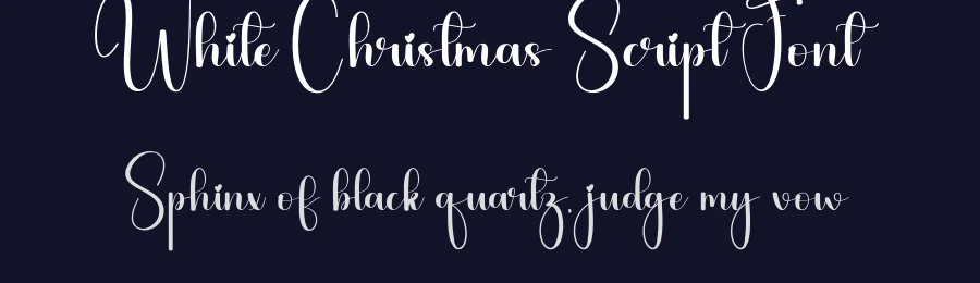 White Christmas Script Font by andikastudio — Script Handwritten Font — thumbnail 2