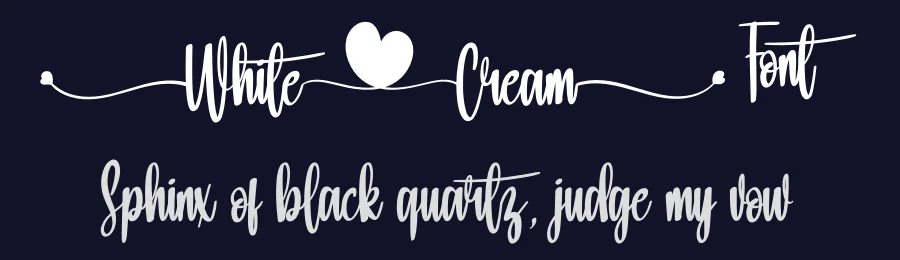 White Cream Font by Adeindrawan — Script Handwritten Font — thumbnail 2