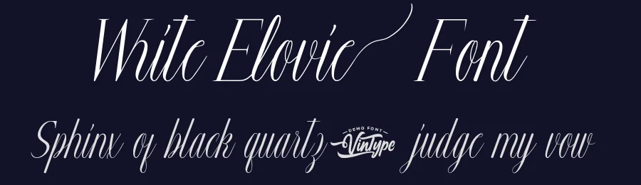 White Elovie Font by VinType — Script Handwritten Font — thumbnail 2