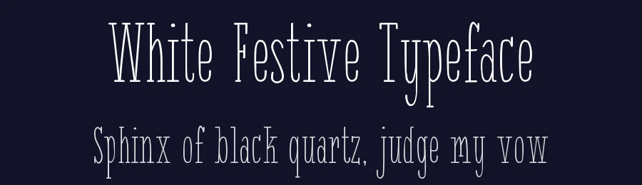 White Festive Typeface by Studio Typo — Display Font — thumbnail 2