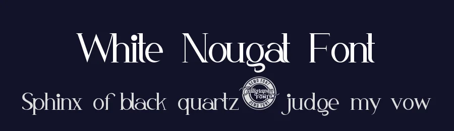 White Nougat Font by CalligraphyFonts.net — Serif Font — thumbnail 2