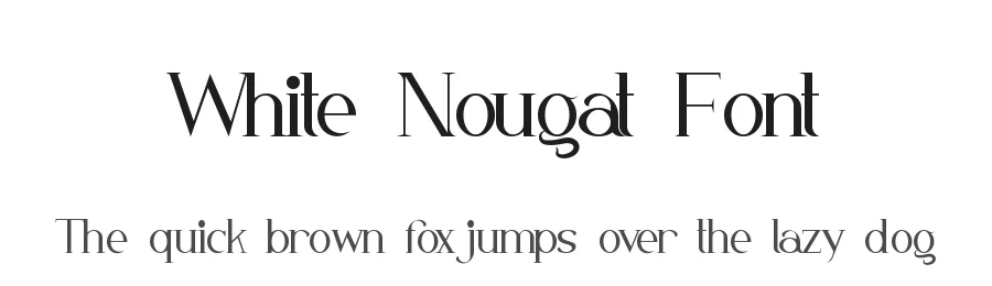 White Nougat Font by CalligraphyFonts.net — Serif Font