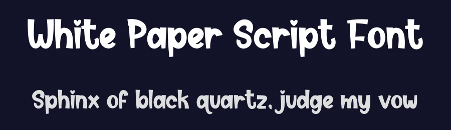 White Paper Script Font by creativeletter — Display Font — thumbnail 2