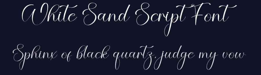 White Sand Script Font by creativeletter — Script Handwritten Font — thumbnail 2