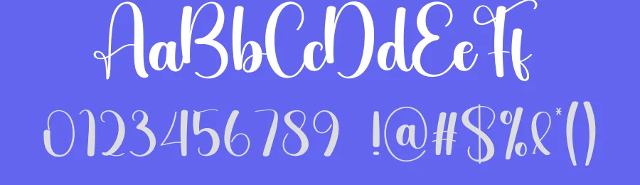 White Script Font by creativeletter — Script Handwritten Font — thumbnail 3
