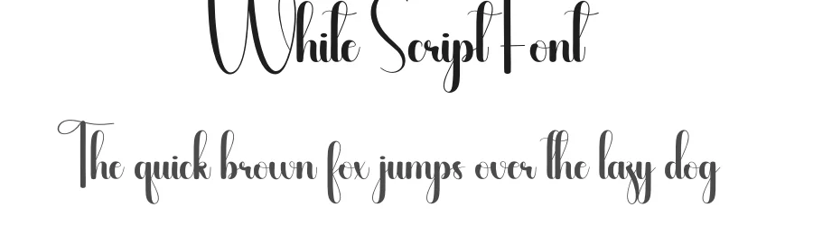White Script Font by andikastudio — Script Handwritten Font