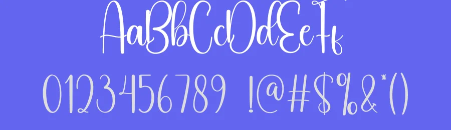 White Script Handwritten Font by andikastudio — Script Handwritten Font — thumbnail 3