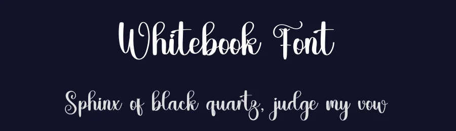 Whitebook Font by freshtypeink — Script Handwritten Font — thumbnail 2