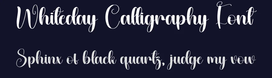 Whiteday Calligraphy Font by andikastudio — Script Handwritten Font — thumbnail 2