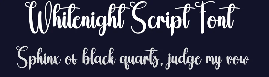 Whitenight Script Font by andikastudio — Script Handwritten Font — thumbnail 2