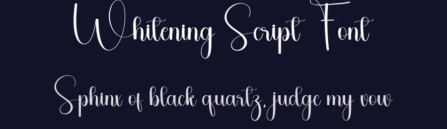 Whitening Script Font by inermediaSTUDIO — Script Handwritten Font — thumbnail 2