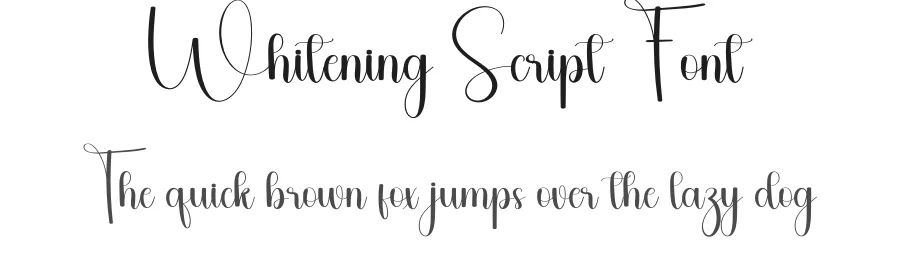 Whitening Script Font by inermediaSTUDIO — Script Handwritten Font